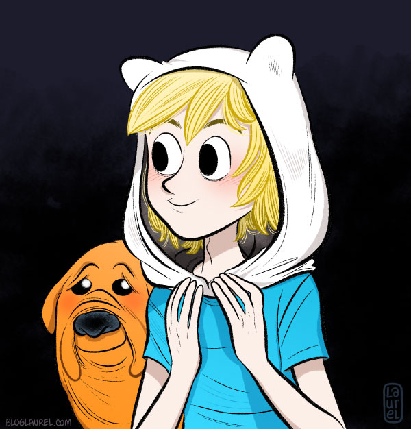 Jake the dog and Finn the human