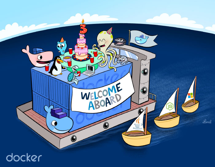 Happy birthday Docker ! - by bloglaurel 