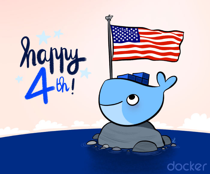 Happy Independence Day Docker ! 
