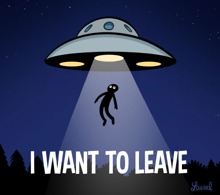 I want to believe - I want to leave 