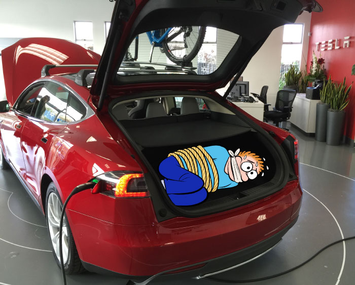 Tesla big trunk.