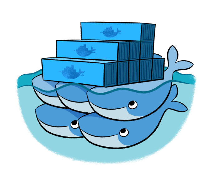 Docker whales by Bloglaurel