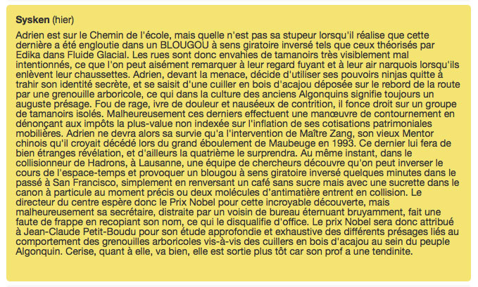 Merci d'avoir participé à ce concours "Comme convenu" ! <3