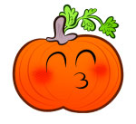 Une citrouille emoji d'Halloween 